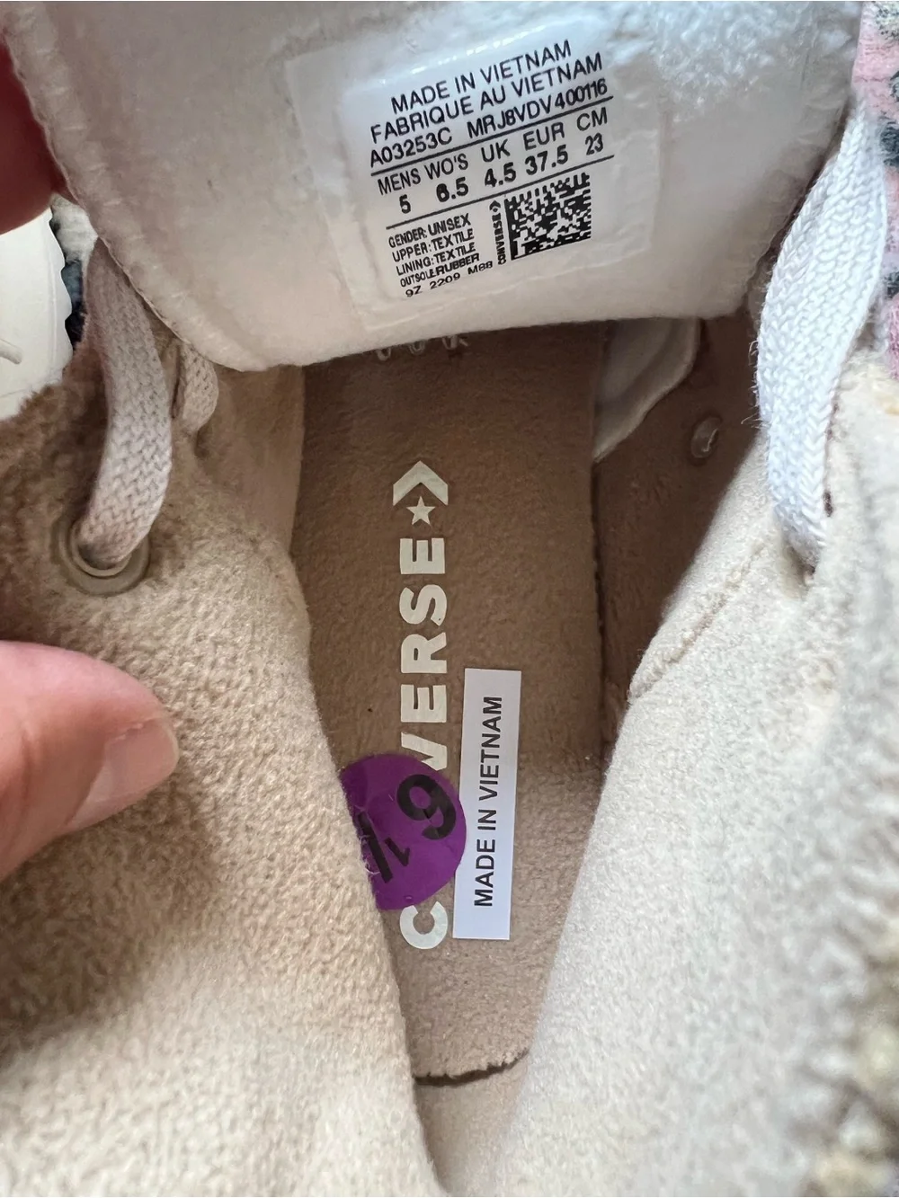 Converse Run Star Hike Shoes Corduroy Platform